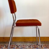 Chair fabric and chrome