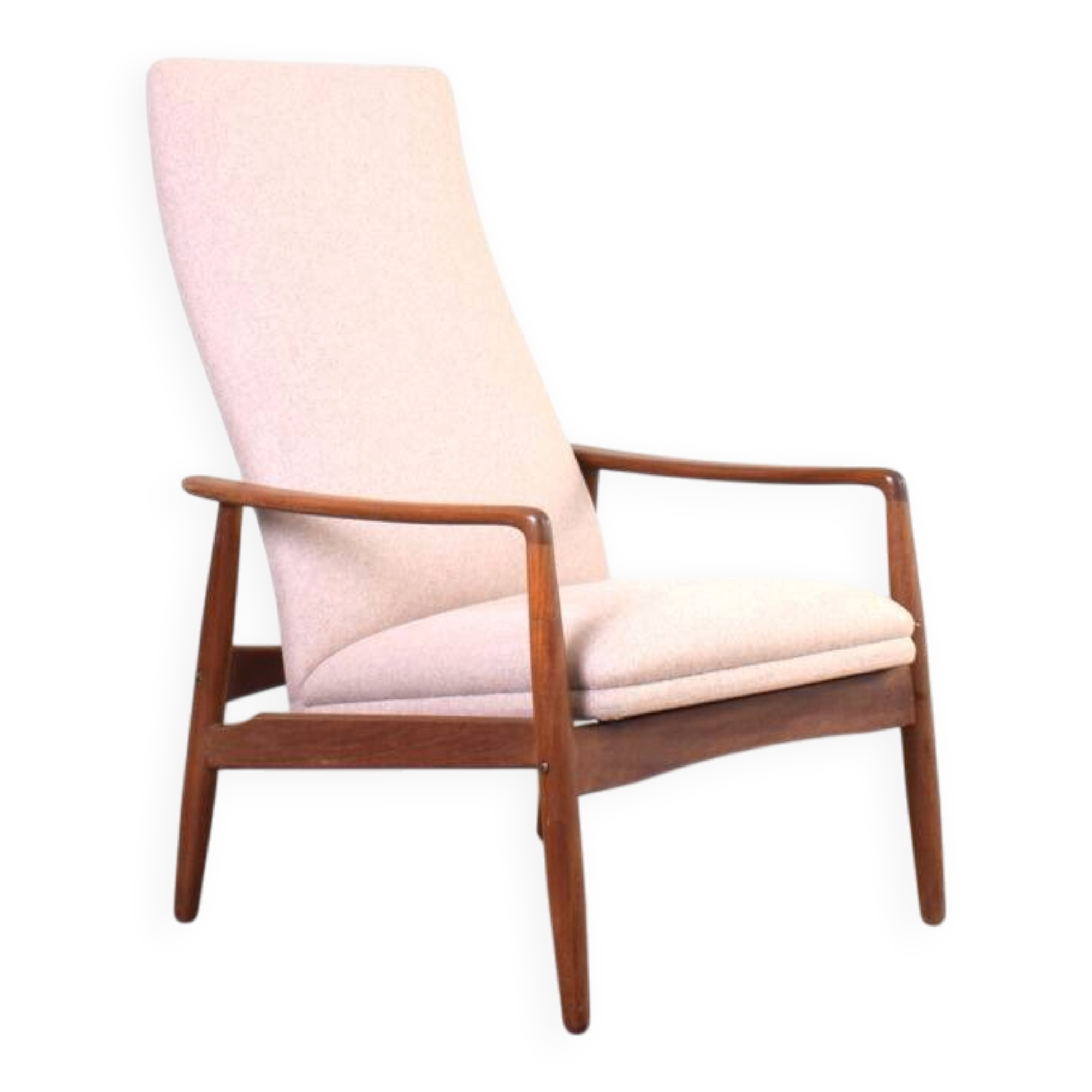 Fauteuil en teck danois du milieu du siècle par Søren Ladefoged pour SL Møbler, 1960