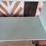 Vintage green wood shelf