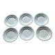 6 Creil and Montereau earthenware dessert plates