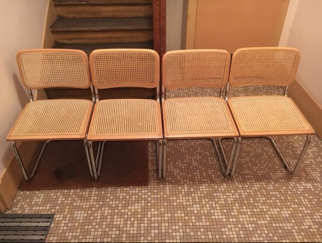 B32 chairs by Marcel Breuer