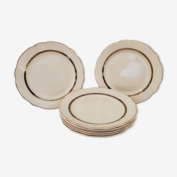 Sarreguemines-Digoin ceramic flat plates