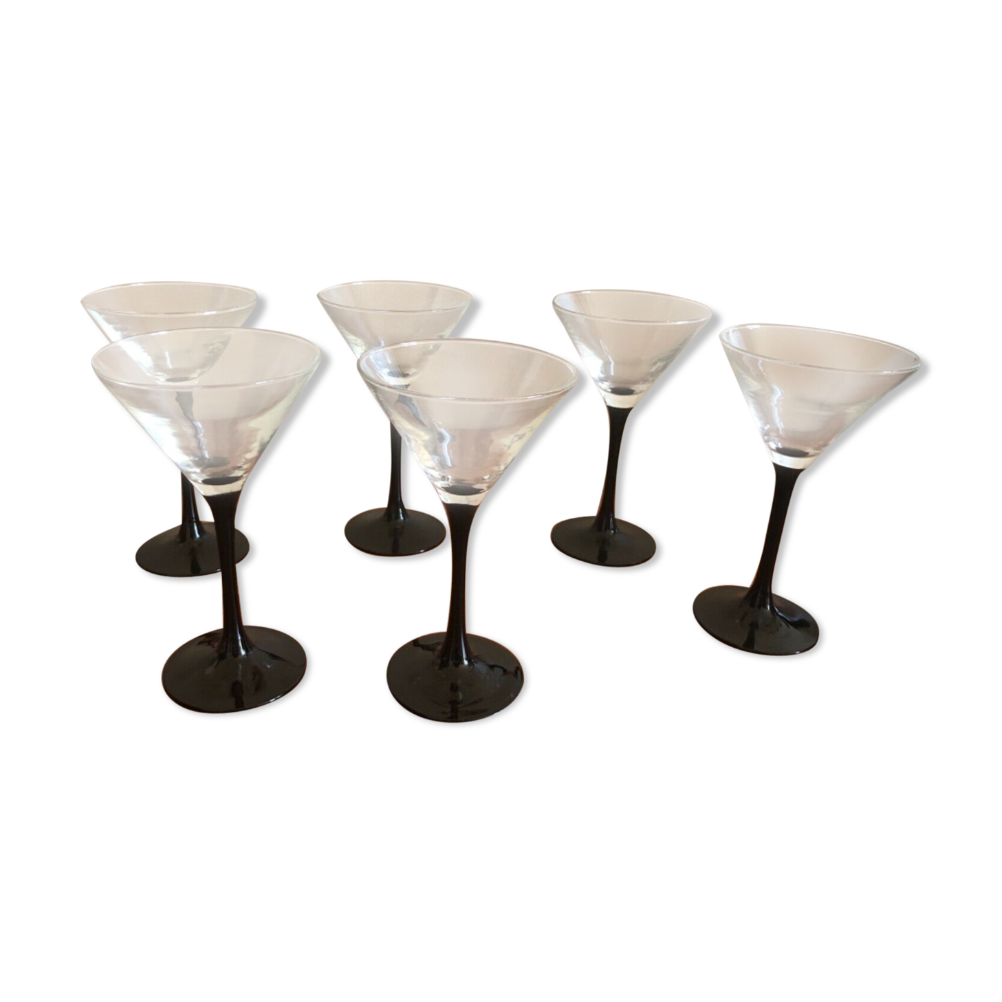 6 black-walking glass