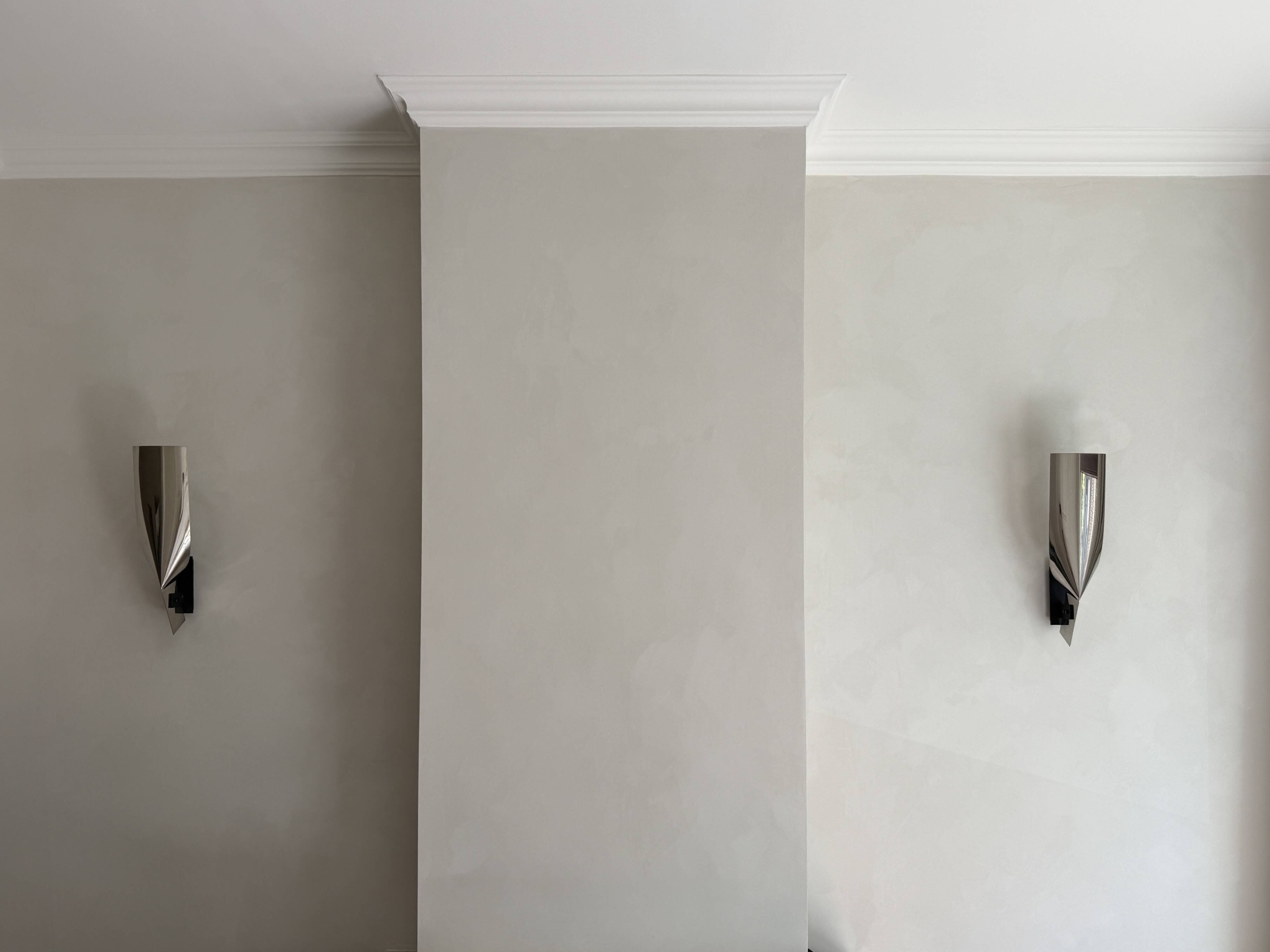 Appliques murales (dans le style de) Michel Boyer, ensemble de deux