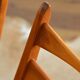Suite de 4 chaises scandinave 1960s