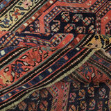 Rare caucasian antique rug, handwoven  karabagh rug- 230x107cm