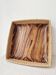 Plateau en bois et rotin '80s - Vintage