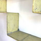 Etagère « Dedal » Mathieu Matégot / vintage 1950 / Jaune