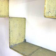 "Dedal" shelf by Mathieu Matégot / vintage 1950 / Yellow