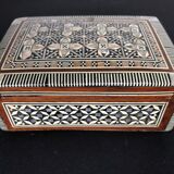 Jewelry box in marquetry