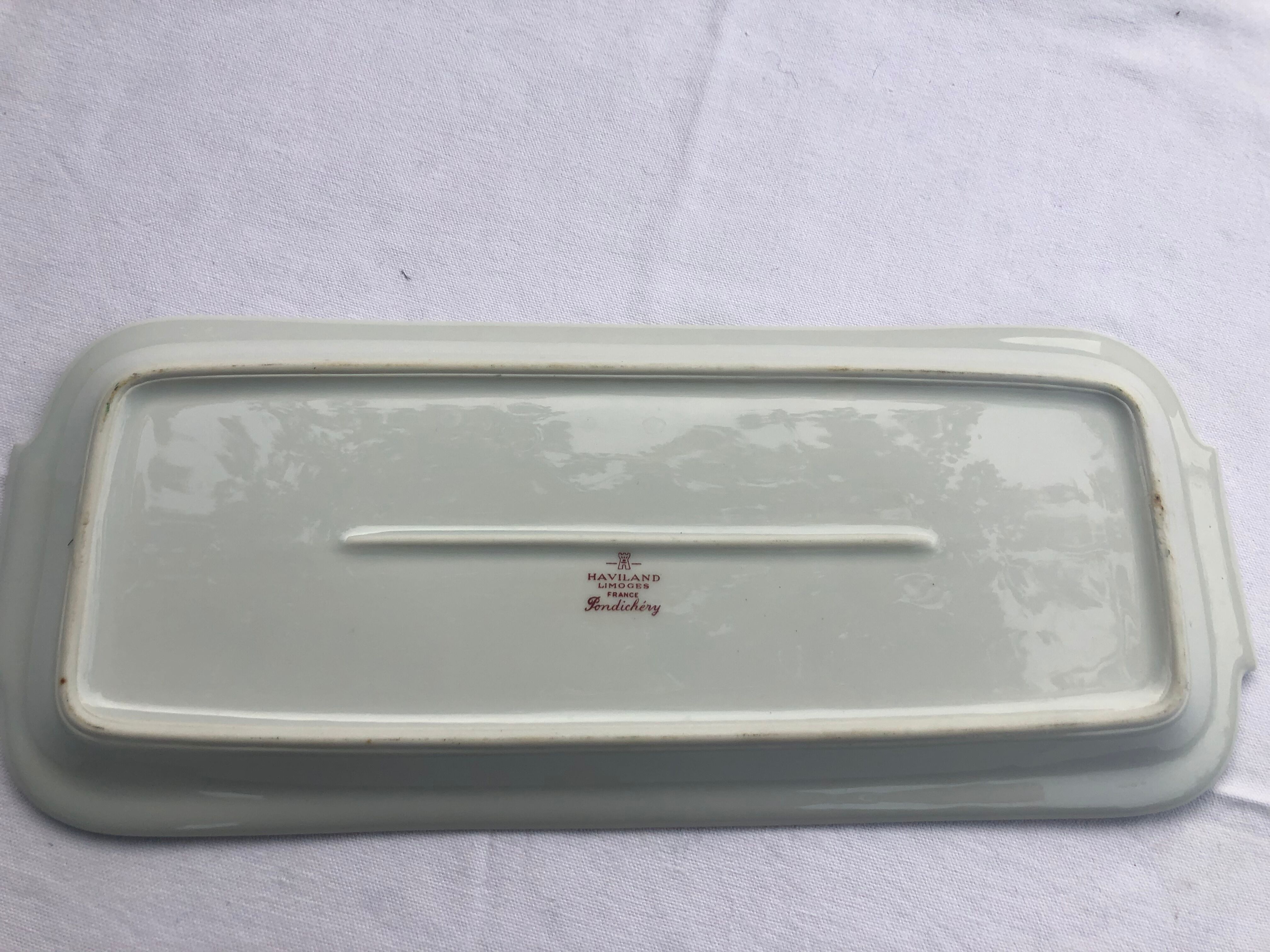 Cake dish haviland pondichery
