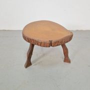 Mid-Century Brutalist Tree Trunk Side Table, 1960s