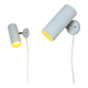 C-1582 Tubular Wall Lamps In White By Raak Amsterdam, The Netherlands 1960S