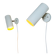 C-1582 Tubular Wall Lamps In White By Raak Amsterdam, The Netherlands 1960S