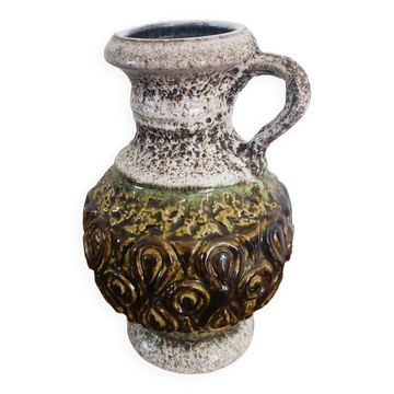 Glazed ceramic vase