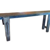 Old carpenter's workbench for furniture making.