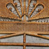 Emmanuelle peacock rattan and cane headboard 1960