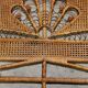Emmanuelle peacock rattan and cane headboard 1960