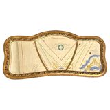 1850 gold leaf mirror
