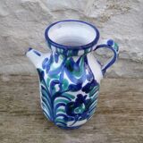 Vintage blue ceramic jug