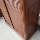 Art Deco period double curtain filing cabinet