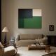 Green composition, acrylic on stretched canvas 2023
