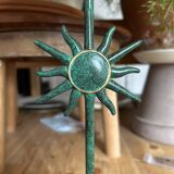 Lampe motif soleil vert