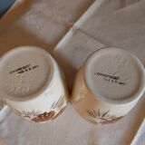 Paire de vases anciens Estampillés LONGCHAMPS - 15 cm