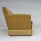 1970s, Danish 3-seater sofa, original light green furniture velour.