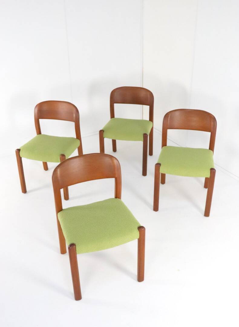 Set van 4 Deense stoelen 'Harte Skov