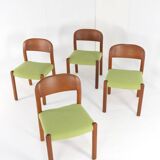 Set van 4 Deense stoelen 'Harte Skov