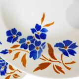 4 vintage Badonviller deep plates 211235