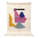 Handmade Beni Ourain Berber rug with colourful patterns 1.4/2.6 m