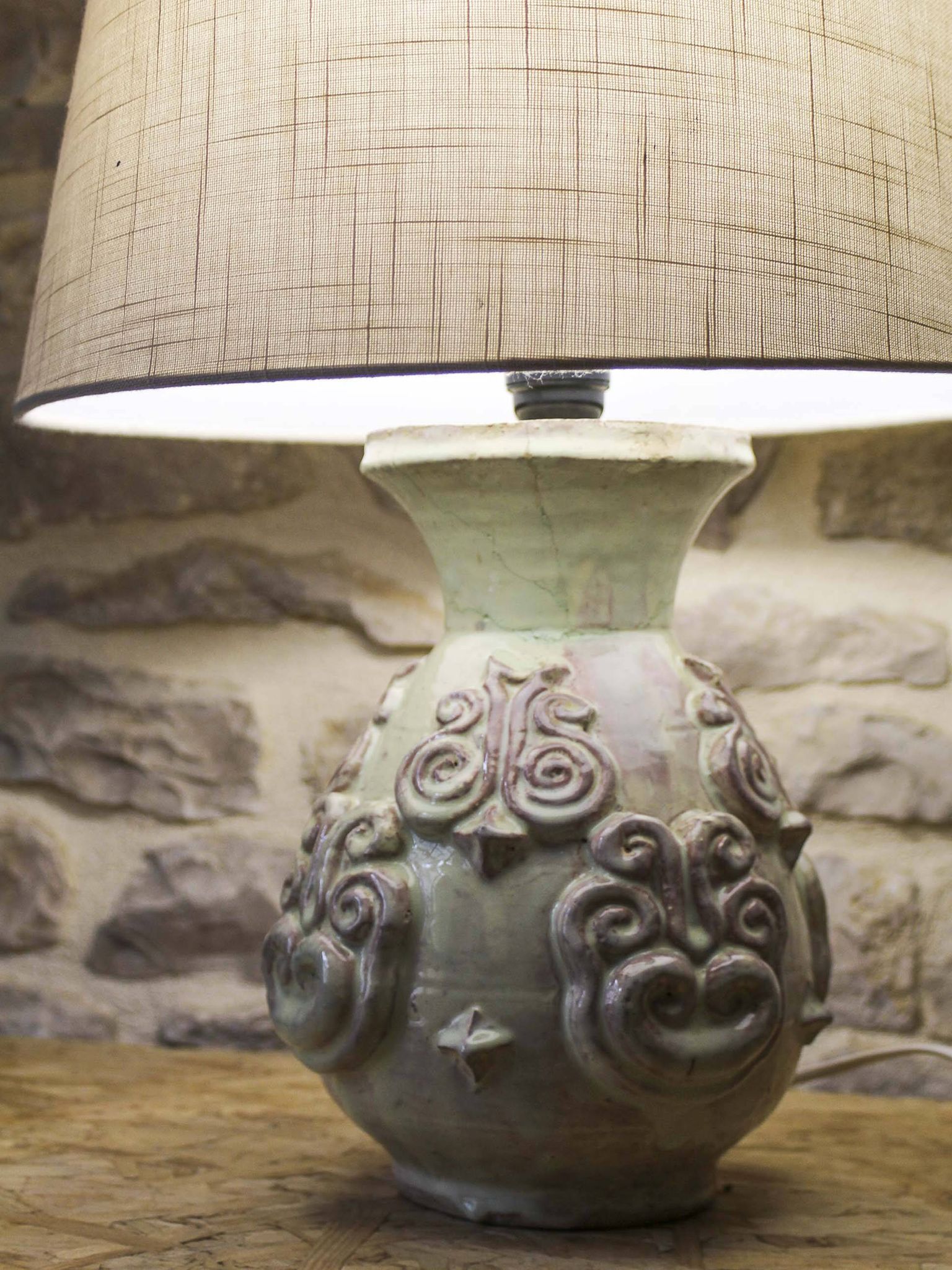 Jean Austruy ceramic lamp base