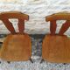 Chaises de bistrot dépareillées