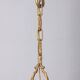 Classic 12 light golden bronze chandelier from the mid-20th century