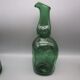 Carafe and 6 vintage Empoli glasses - 1960s