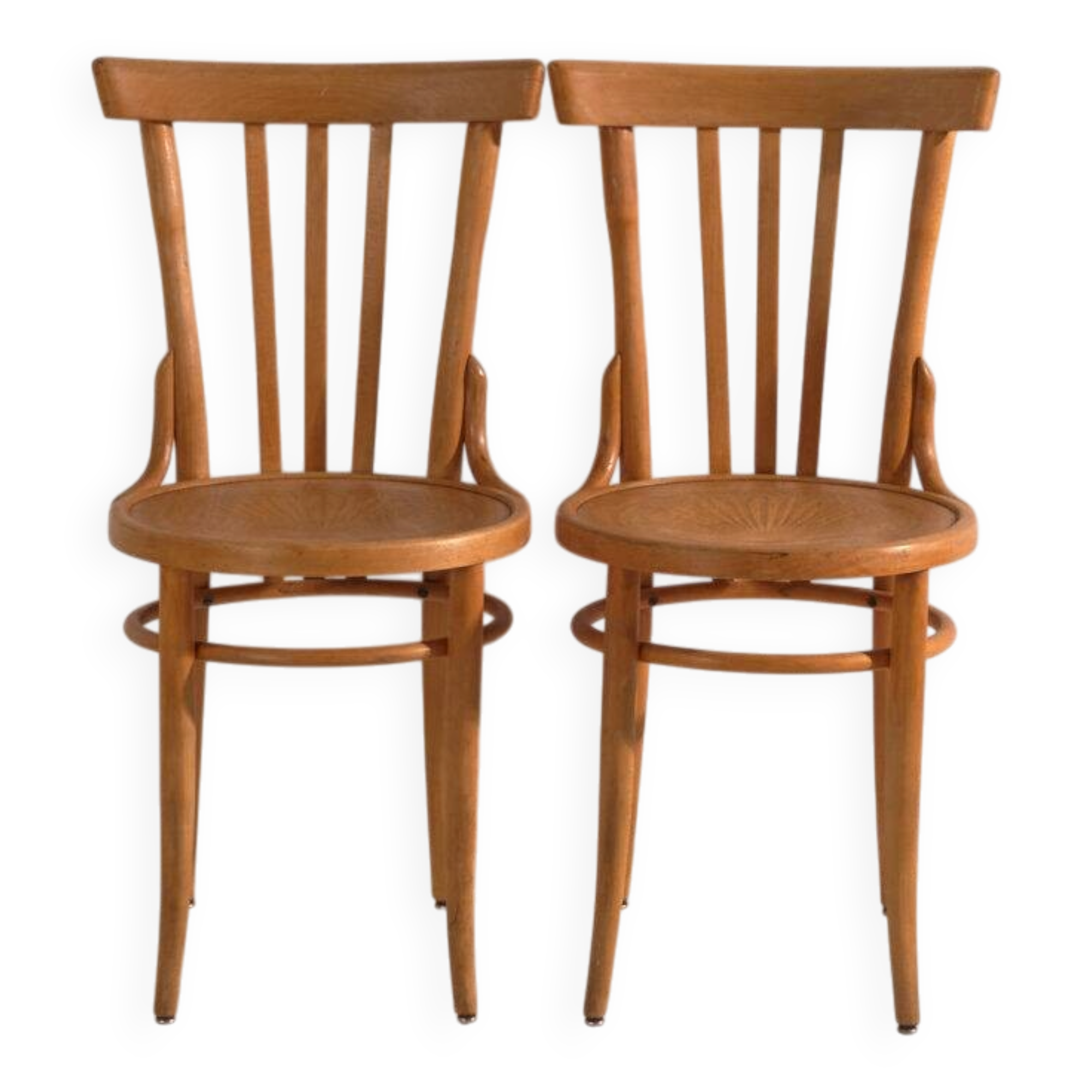 Antique bentwood chairs in Thonet style – Central Europe, circa 1930 #1 – Set of 4 pieces