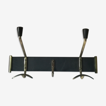 Brass coat rack