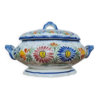 Quimper earthenware soup tureen