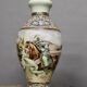 Ceramic lamp with oriental decoration and signature