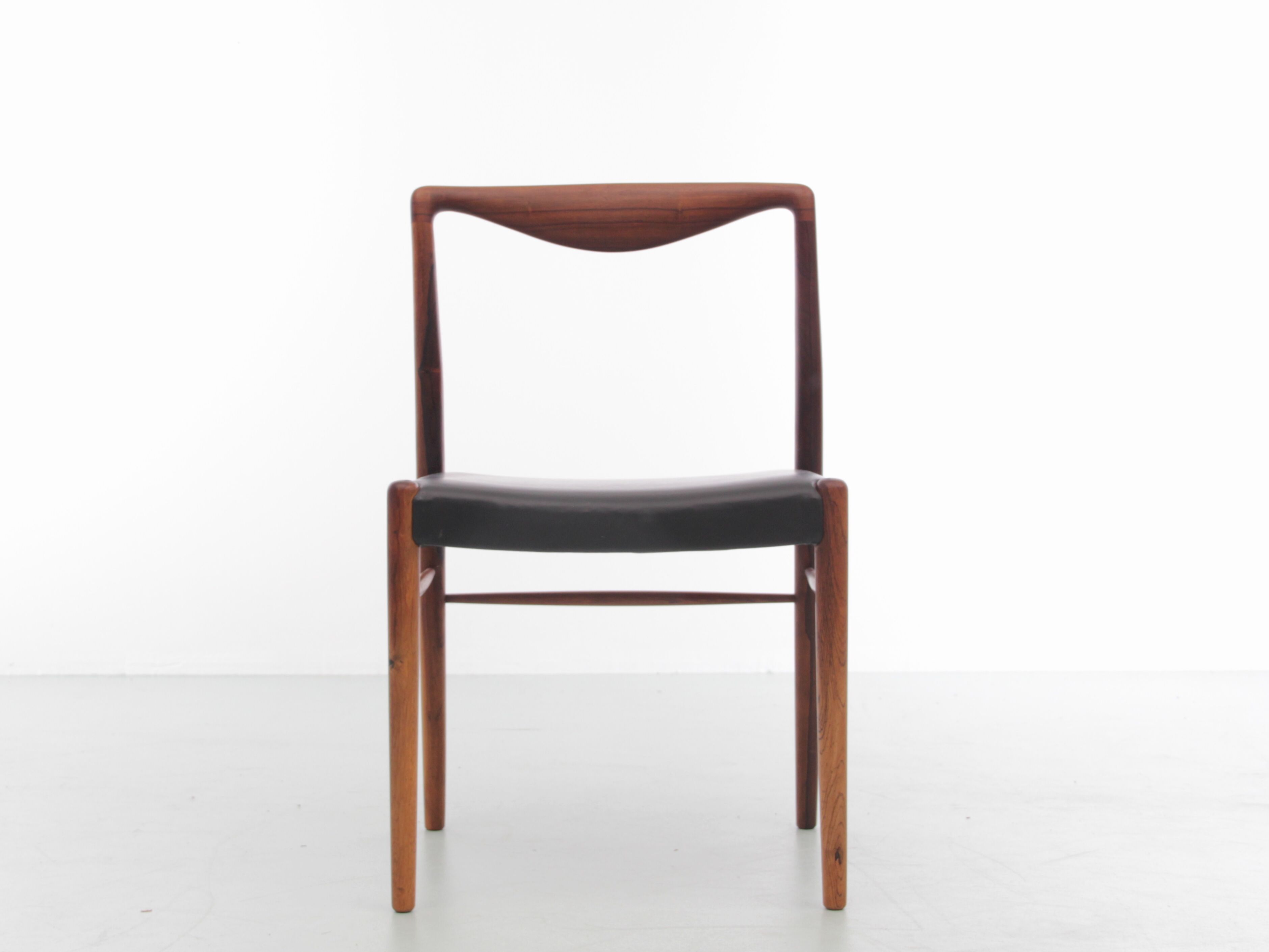 Scandinavian chair in Rio rosewood by Kai Lyngfeldt-Larsen for Søren Willadsen