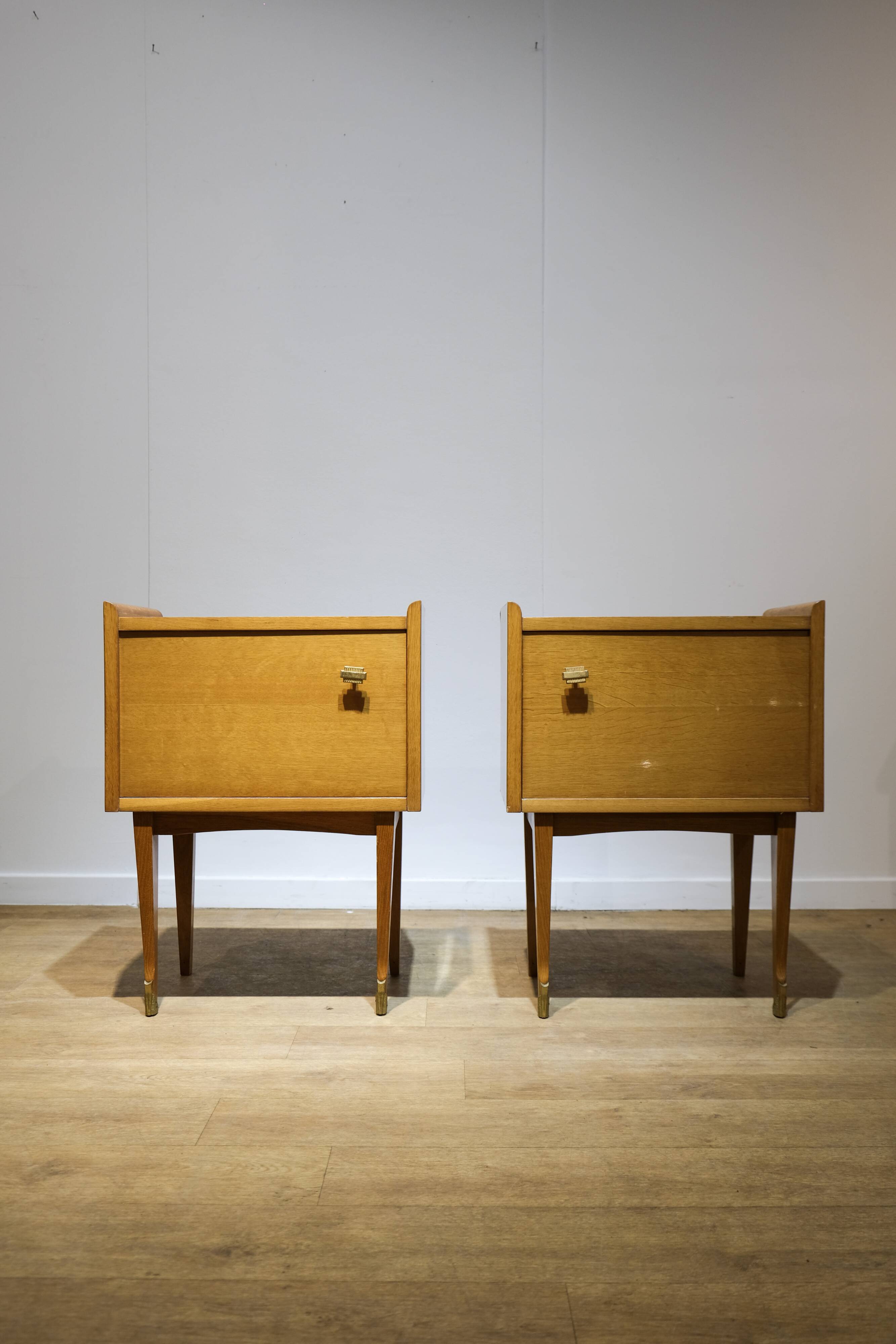 Pair of vintage bedside tables
