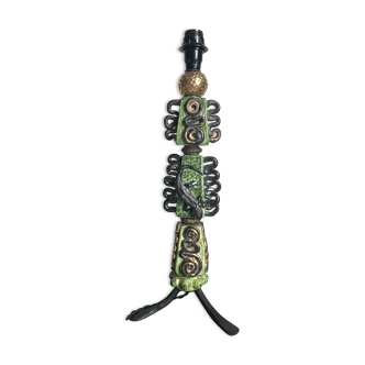 50 year old table lamp pattern with vintage wrought iron tripod tripod lizard