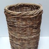 High basket 55cm round rattan old