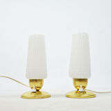 A pair of bedside lamps, 1970s
