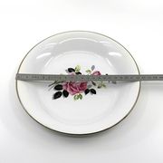 6 earthenware soup plates • L'Amandinoise • Circa 1950