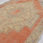 Tapis vintage noué à la main Oushak sku 2414