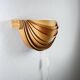 Translandia wall lamp in pine, Denmark, 1960-70