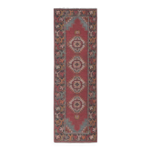 Vintage Turkish hallway rug 91x285 cm